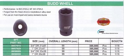 AMERICAN TOOL : BUDD WHELL FOR TRUCK 21 X 41 
